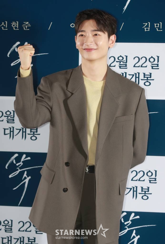 배우 홍은기가 10일 오후 서울 광진구 롯데시네마 건대입구점에서 진행된 영화 '살수'(감독 곽정덕) 언론시사회에 참석해 포즈를 취하고 있다. 혼돈의 세상, 거스를 수 없는 운명의 앞에 놓인 조선 최고의 살수 ‘이난’(신현준)의 이야기를 그린 조선 액션 활극 ‘살수’는 오는 22일 개봉한다. /2023.02.10 /사진=이동훈 기자 photoguy@