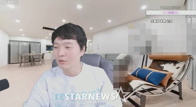 /사진=신정환 라이브 방송 캡처