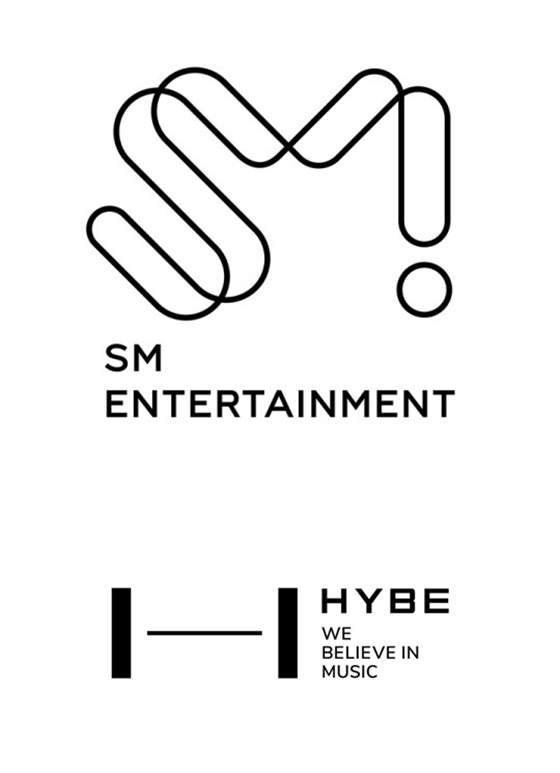 /사진=SM, 하이브 로고