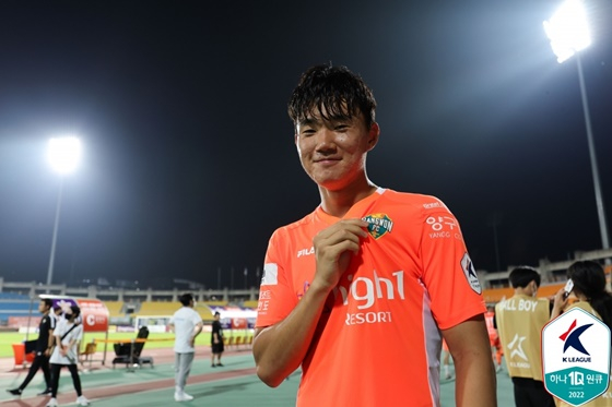 양현준. /사진=한국프로축구연맹 제공