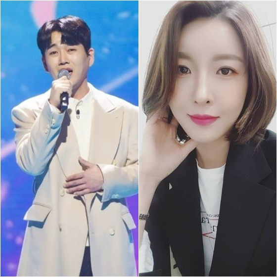 황영웅(왼쪽)과 진달래