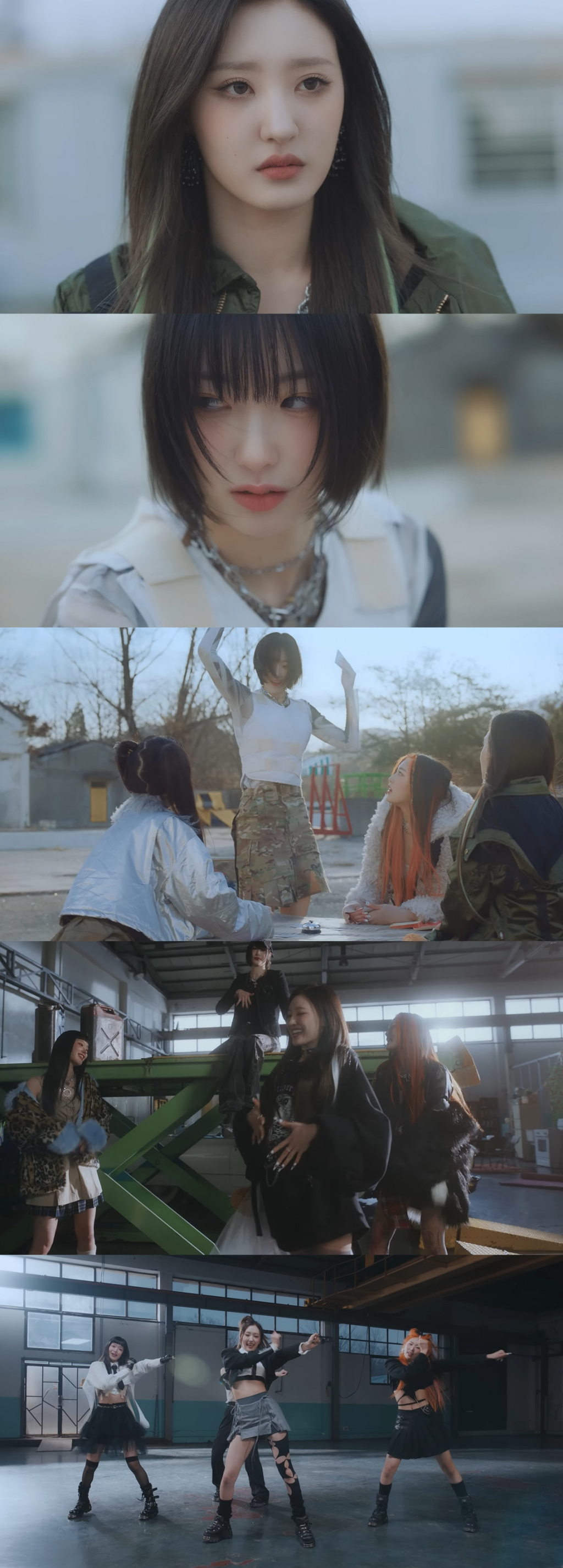/사진=하이키 '건물 사이에 피어난 장미' MV