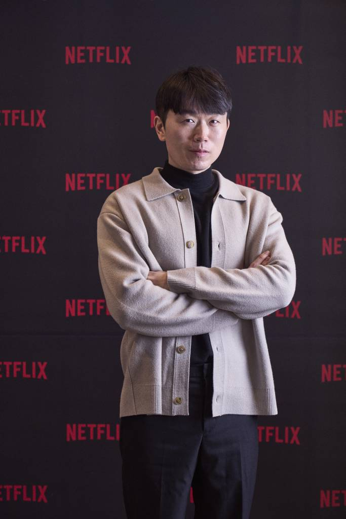 장호기 PD가 7일 오전 서울 중구 명동 커뮤니티하우스에서 진행되 넷플릭스 오리지널 '피지컬:100' 기자간담회에 참석해 포즈를 취하고 있다. '피지컬:100'은 가장 강력한 피지컬을 가진 최고의 '몸'을 찾기 위해, 최강 피지컬이라 자부하는 100인이 벌이는 극강의 서바이벌 게임 예능이다. / 사진제공 = 넷플릭스 /사진=김창현 기자 chmt@