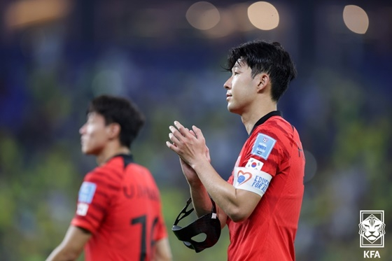 한국 축구대표팀의 에이스 손흥민. /사진=대한축구협회 제공