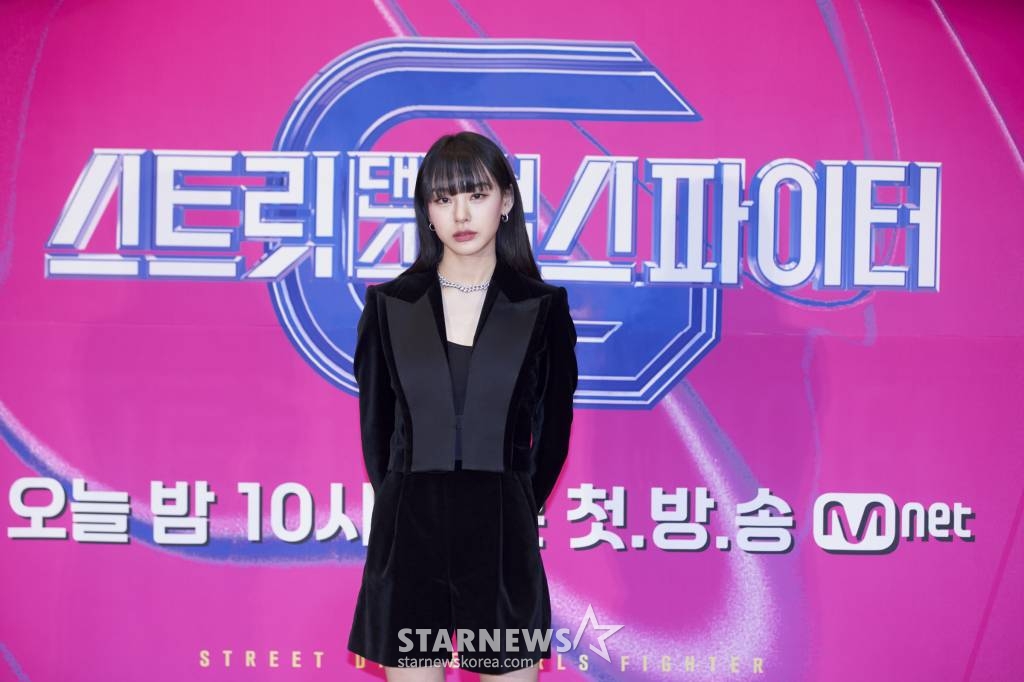웨이비 노제가 30일 오전 온라인으로 진행된 엠넷 '스트릿댄스 걸스 파이터' 제작발표회에 참석해 포즈를 취하고 있다.  '스트릿댄스 걸스 파이터'는 대한민국 최고의 여고생 크루를 선발하는 리얼리티 프로그램이다. 매주 화요일 방송. / 사진제공 = 엠넷 /사진=김창현 기자 chmt@