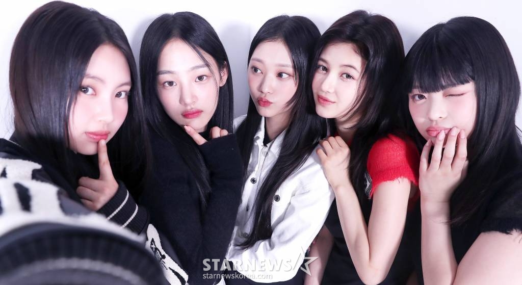 걸그룹 뉴진스(NewJeans, 민지 하니 다니엘 해린 혜인)/사진=김창현 기자 chmt@