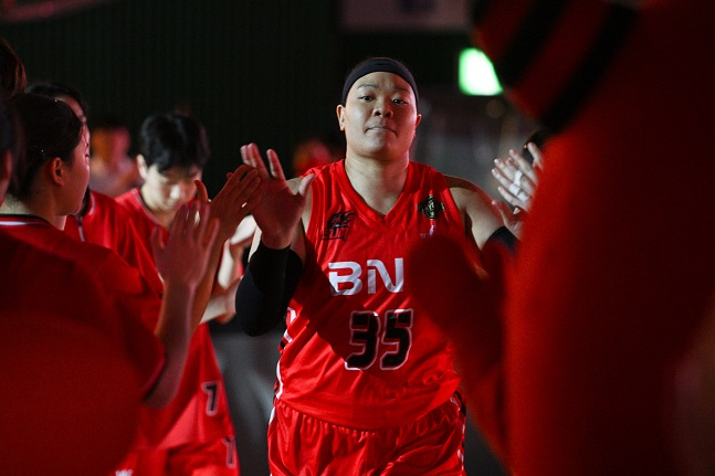 BNK 김한별. /사진=WKBL 제공