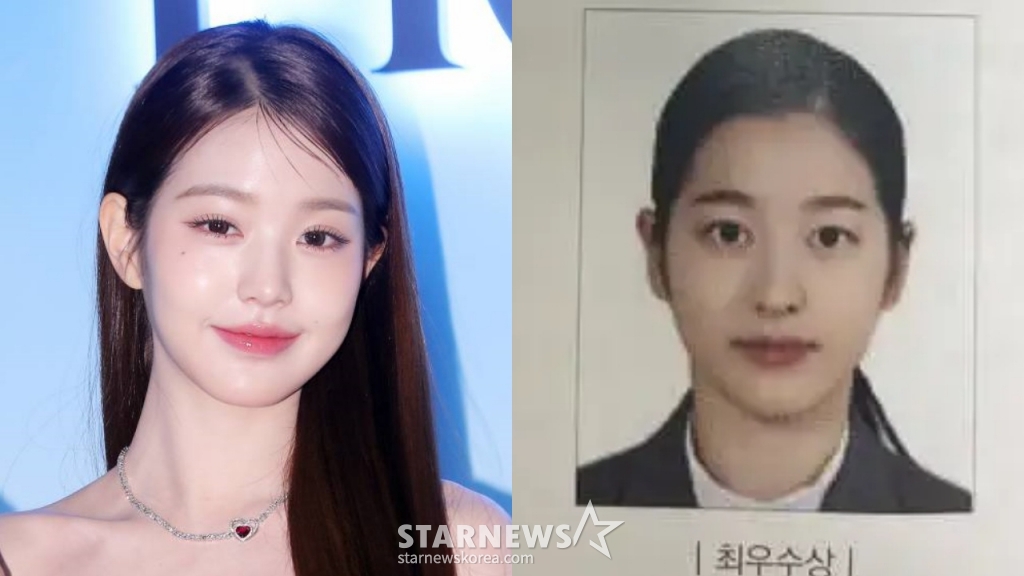 아이브 장원영(왼쪽)과 친언니 장다아