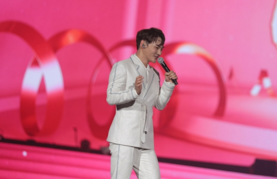 지난 3월 서울에서 열린 '박서진 Show' 콘서트 무대 /사진제공=더블앤
