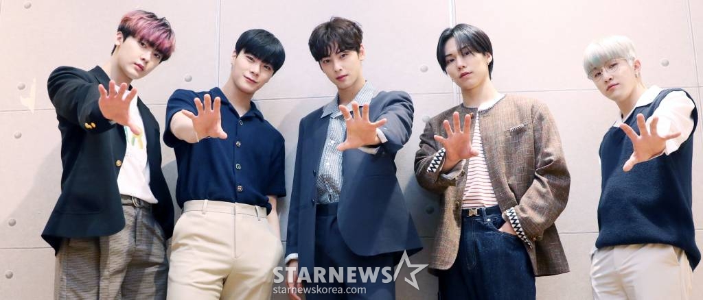 아스트로 AAA 수상 인터뷰. /사진=임성균 기자 tjdrbs23@