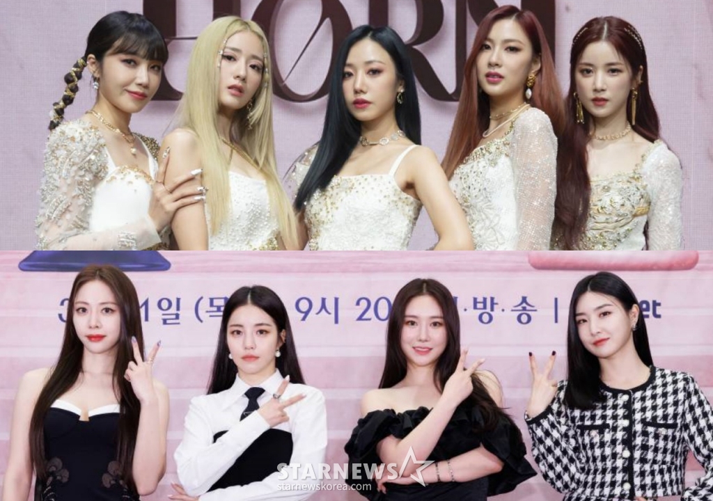 에이핑크(위), 브레이브걸스. /사진=스타뉴스