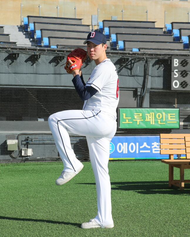 김유성. /사진=두산 베어스