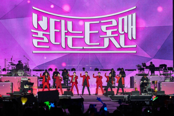 '불타는 트롯맨 전국투어 콘서트'의 서울 공연./사진=(주)쇼플레이