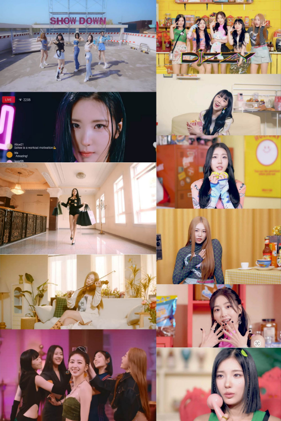 /사진=아이오케이 컴퍼니, 앨리스 '쇼 다운'과 '디지' 뮤직비디오 캡처