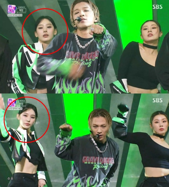 /사진=SBS '인기가요' 방송 캡처