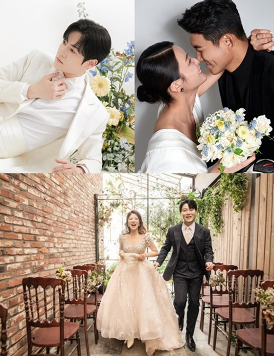 양지원, 이장군, 도광록 결혼 /사진=양지원, 이장군, 해피메리드컴퍼니