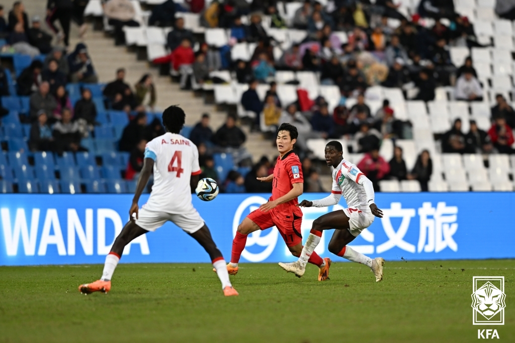 한국-감비아전 모습. /사진=대한축구협회 제공