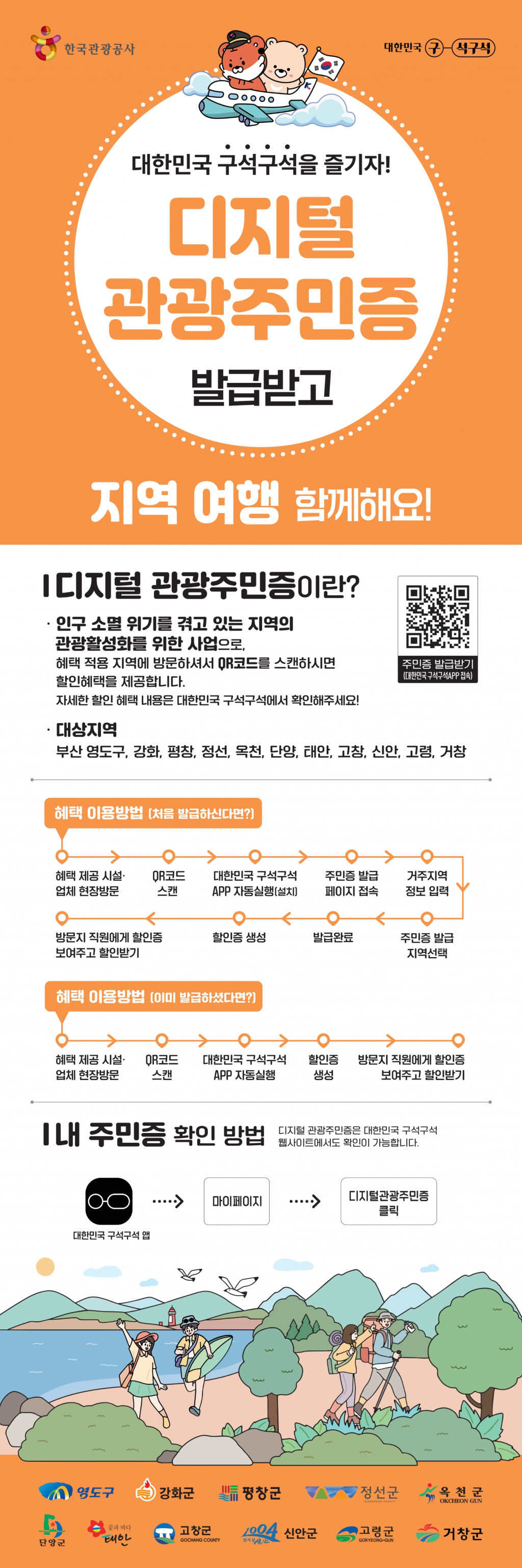 디지털 관광주민증 배너 이미지