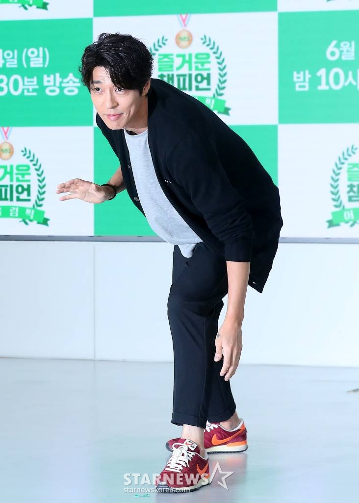 배우 서지석이 2일 오전 서울 영등포구 여의도동 KBS본관에서 진행된 KBS1 '즐거운 챔피언 시즌3-어울림픽' 제작발표회에 참석해 포즈를 취하고 있다. '어울림픽'은 장애인과 비장애인이 함께 팀을 만들어 전국대회에 출전하는 과정을 그린 프로그램이다. 2023.06.02 /사진=김창현 기자 chmt@