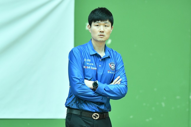 강혁 한국가스공사 감독대행. /사진=KBL 제공