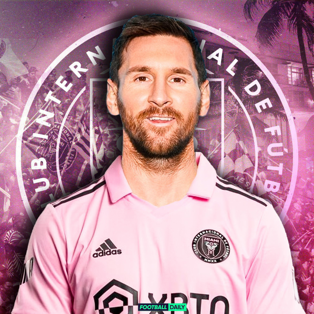 미국 MLS 인터 마이애미 유니폼을 입은 리오넬 메시./사진=영국 풋볼 데일리 갈무리