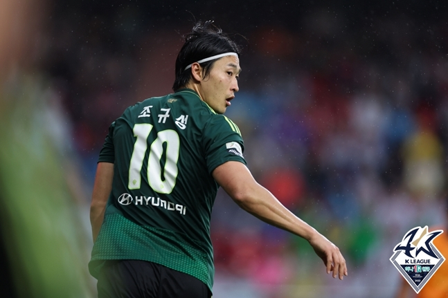 전북 공격수 조규성. /사진=한국프로축구연맹