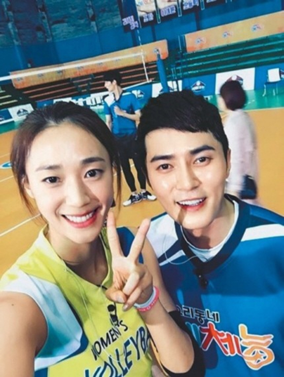한송이(왼쪽)와 조동혁 /사진=KBS 2TV '우리동네 예체능'
