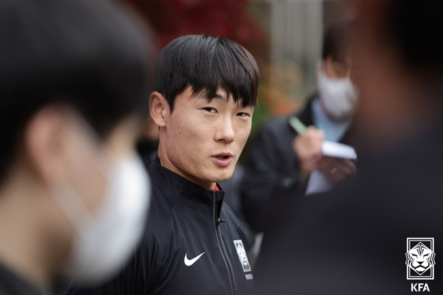 한국 아시안게임 대표팀 공격수 엄원상. /사진=KFA