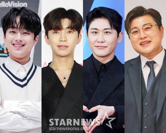 가수 이찬원, 임영웅, 영탁, 김호중 /사진=스타뉴스