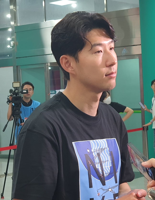 한국 축구대표팀 공격수 손흥민. /사진=박재호 기자
