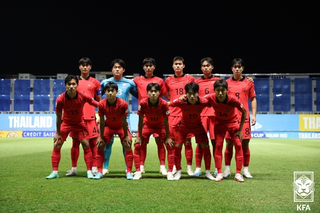 한국 U-17 축구대표팀. /사진=KFA