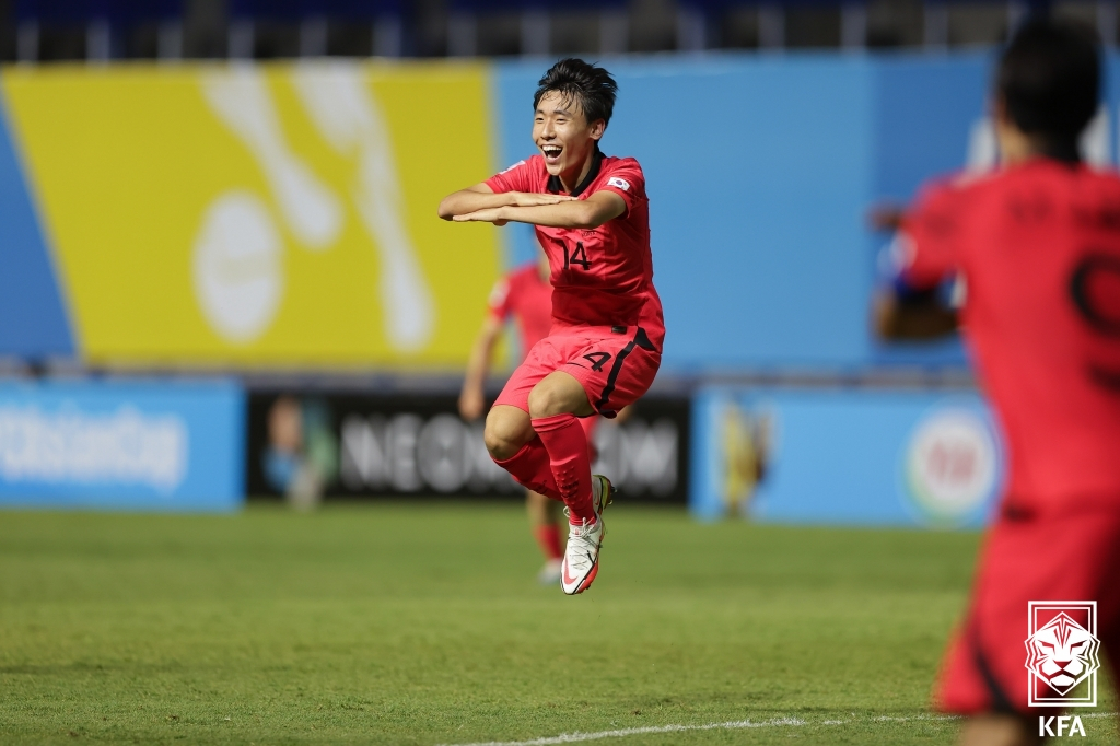 한국 U-17 축구대표팀 김현민. /사진=대한축구협회