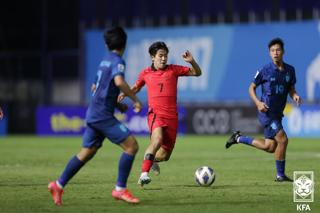 윤도영. /사진=대한축구협회