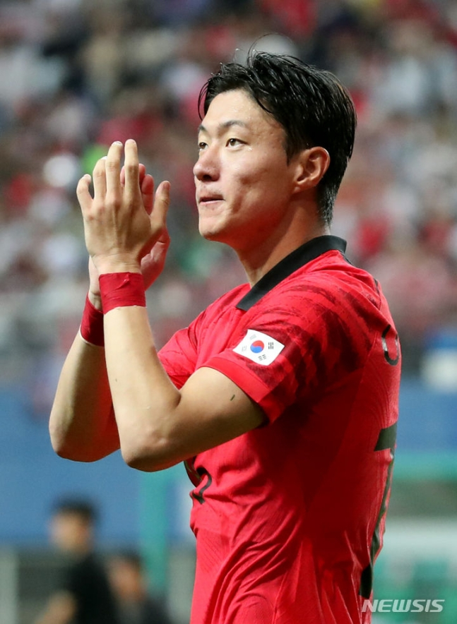 한국 축구대표팀 공격수 황의조. /사진=뉴시스