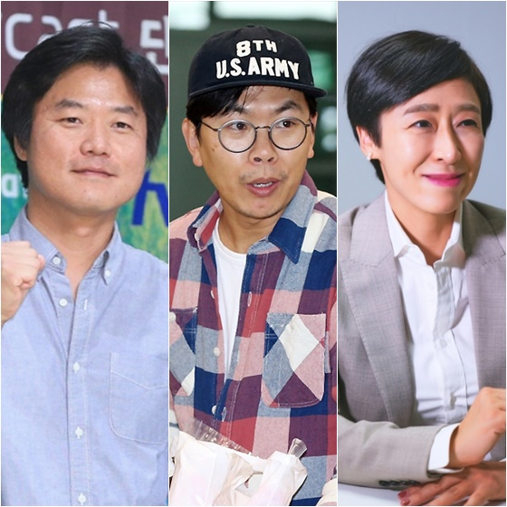 나영석PD(왼쪽부터), 김태호PD, 서혜진PD /사진=스타뉴스, 크레아스튜디오