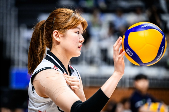 한국 여자배구 국가대표팀 김다은. /사진=VNL