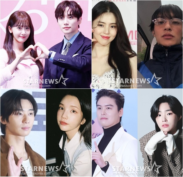 최근 열애설에 휩싸인 배우들 / 사진=스타뉴스