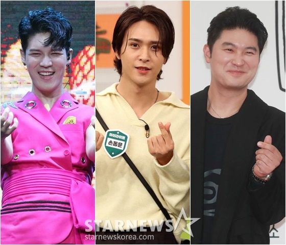 원흠(왼쪽부터), 손동운, 최자/사진=스타뉴스