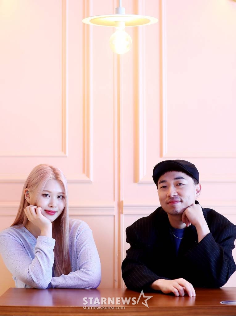 퍼플키스 수안, 프로듀서 정키 /사진=김창현 기자 chmt@
