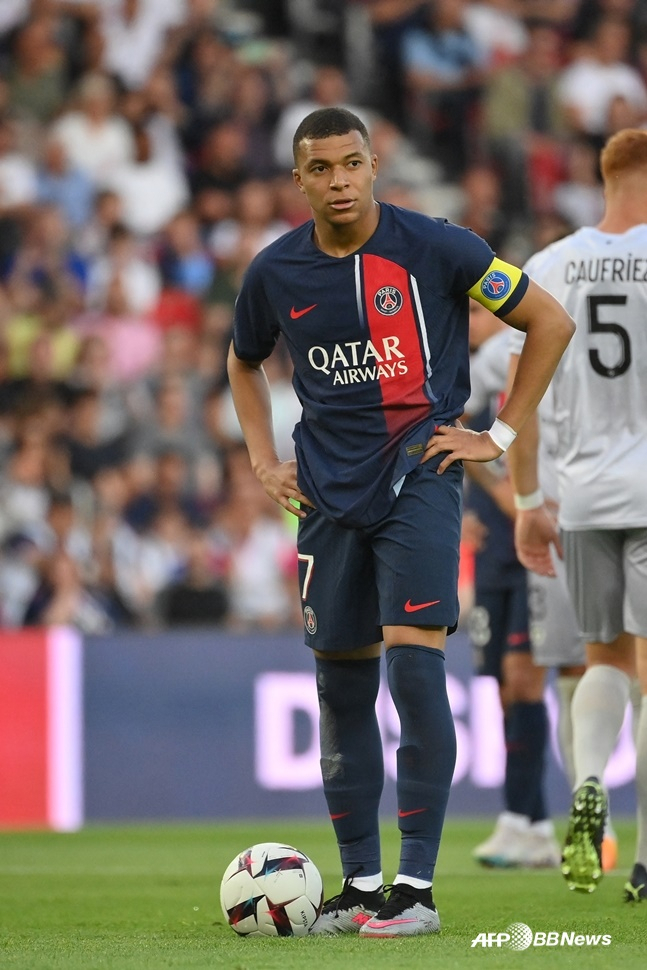 PSG 공격수 킬리안 음바페. /AFPBBNews=뉴스1