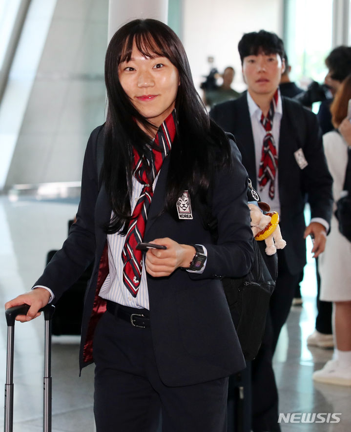 한국 여자 축구대표팀 수비수 장슬기. /사진=뉴시스