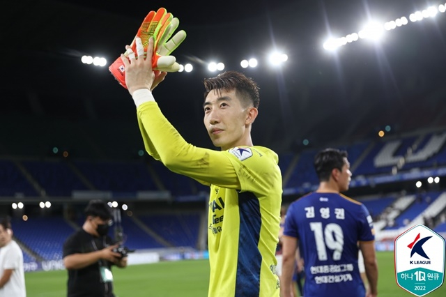 조현우. /사진=한국프로축구연맹 제공