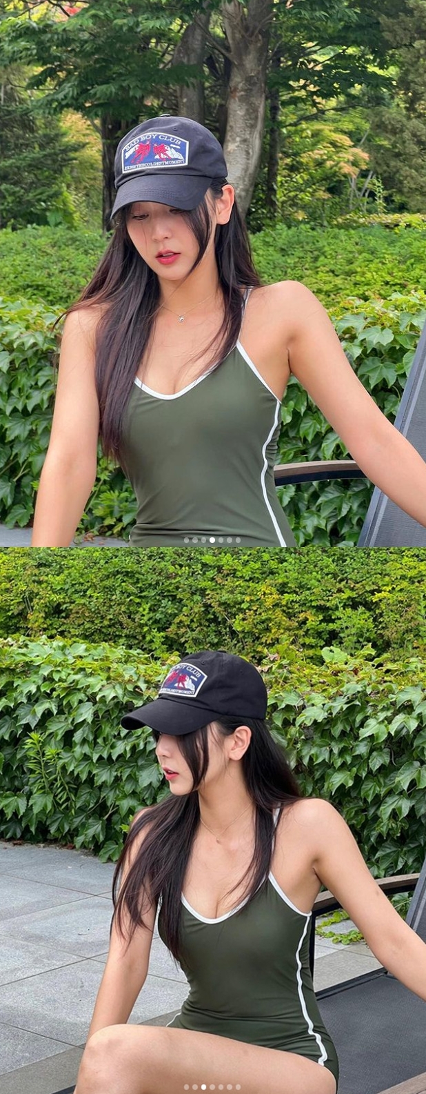 목나경 치어리더. /사진=목나경 인스타그램 갈무리