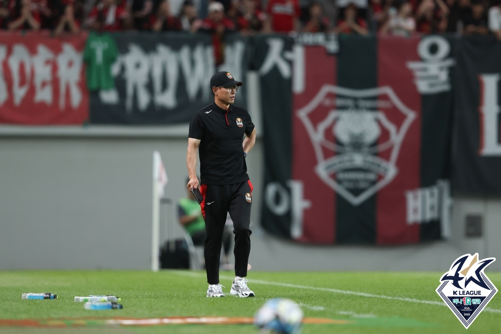 안익수 서울 감독. /사진=한국프로축구연맹