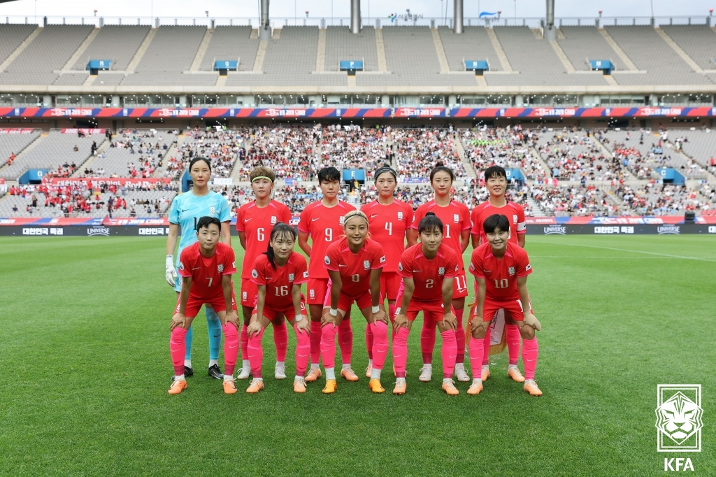 한국 여자 축구대표팀. /사진=대한축구협회