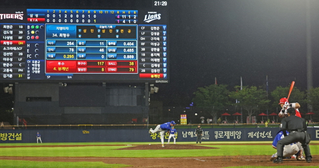 100구를 넘기고도 9회말 다시 마운드에 오른 뷰캐넌. /사진=삼성 라이온즈
