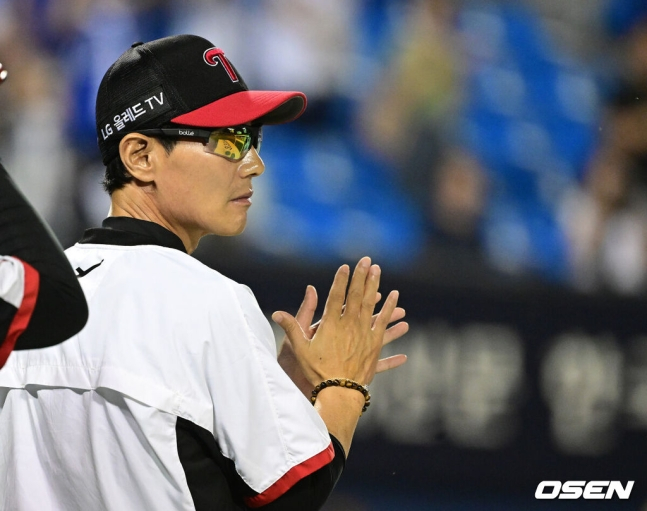 염경엽 LG 감독.