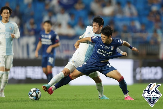 울산현대와 수원삼성 경기. /사진=한국프로축구연맹 제공
