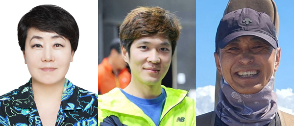 (왼쪽부터)LG의인상을 수상한 이예분·이은필·최인찬씨