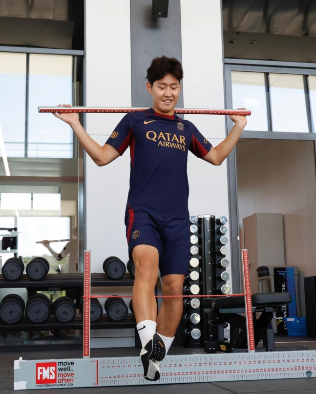 이강인. /사진=PSG 공식 SNS